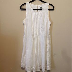 White Linen Feel Sundress